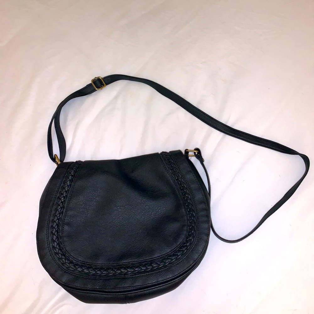 Faux leather purse